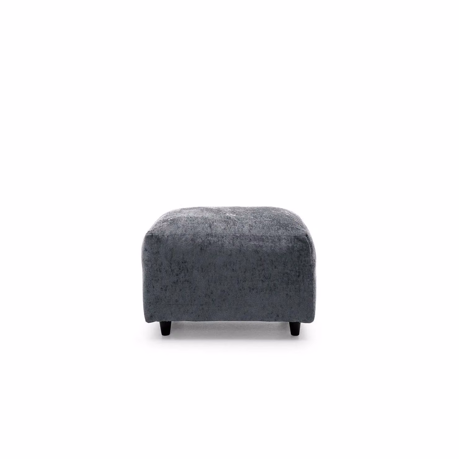 Abakus Direct Harriet Crushed Chenille Footstool in Dark Grey – 2