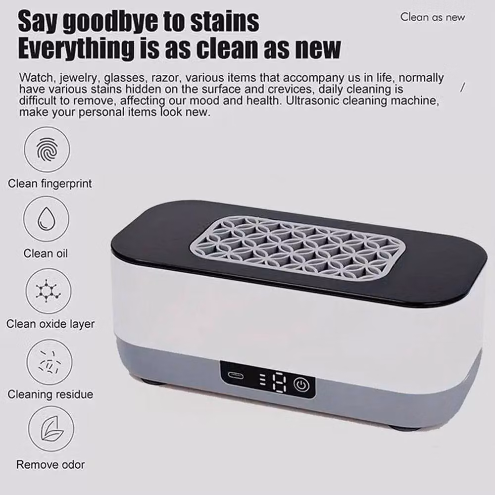 NESTLUNE Jewelry, Watch, Necklace and Glasses Cleaning Machine in White – 2