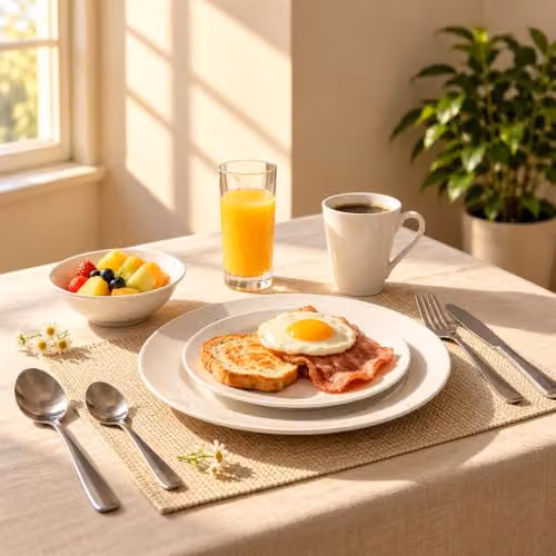 Simpa Gather & Grow 9-Piece White Ceramic Dinner Set for One – 3
