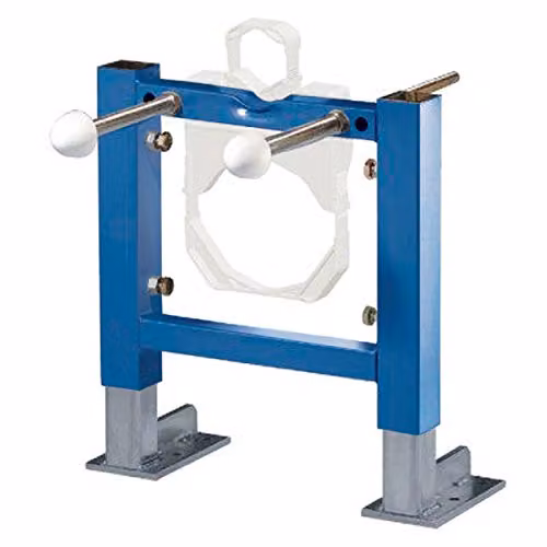 Nuie S4WHF Modern Wall Hung WC Cistern Frame with Stainless Steel, White, W: 51.0 cm, D: 37.0 cm, H: 10.5 cm