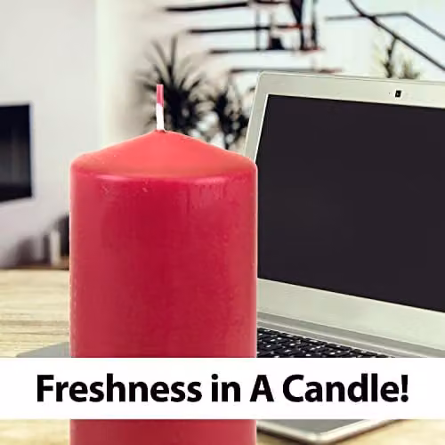 VFM e-Store Berry Royale Scented Red Pillar Candle, Height: 15 cm – 3