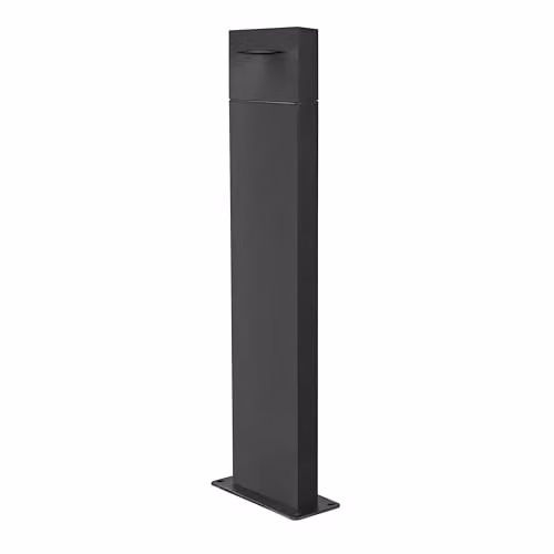Netlighting Hide LED Outdoor Bollard in Grey with 4000K Neutral White Light, IP65 Rated – 1