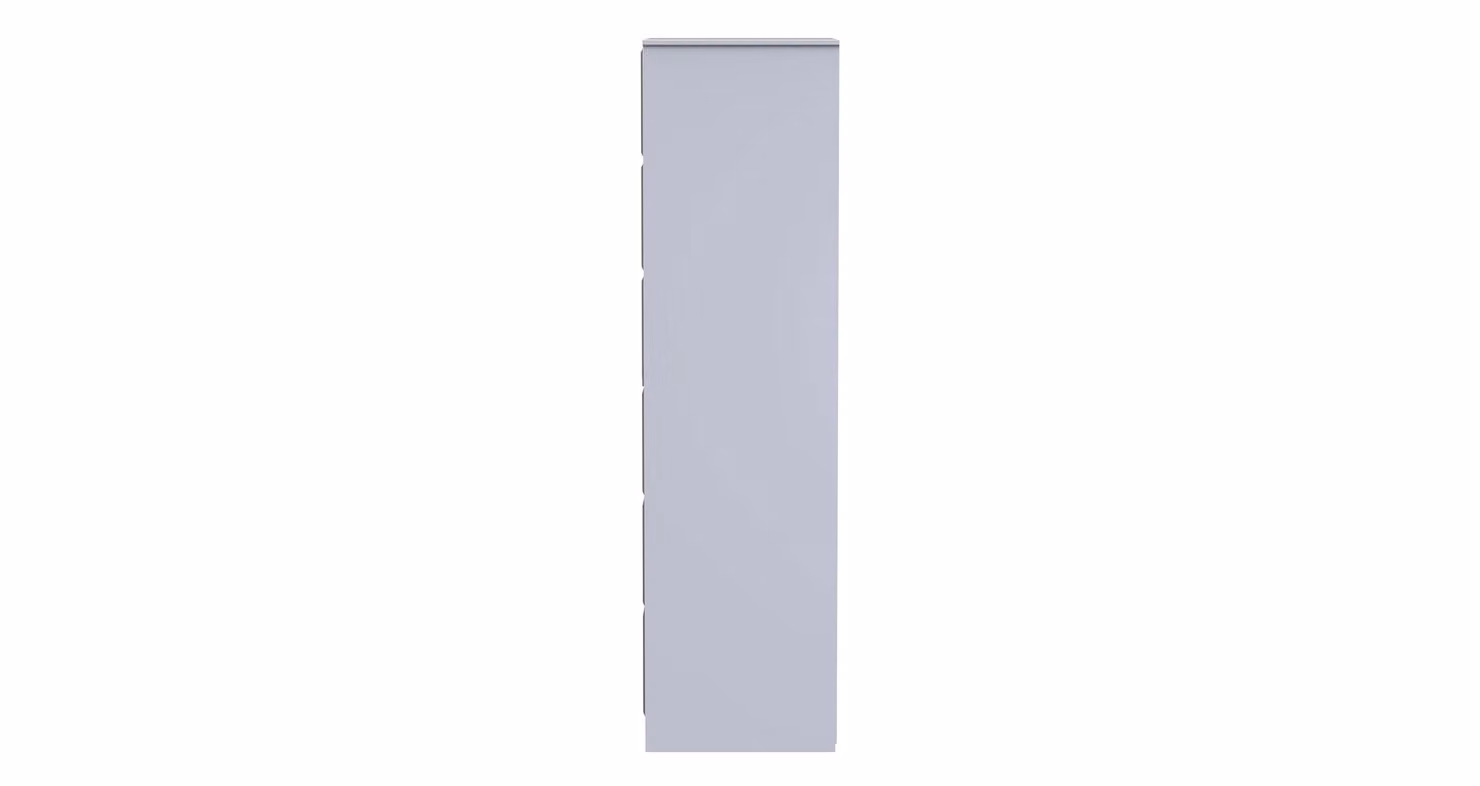 Ready Assembled 2 U Metro 2 Door Wardrobe in Matt Dark Grey with Gold Details – 2