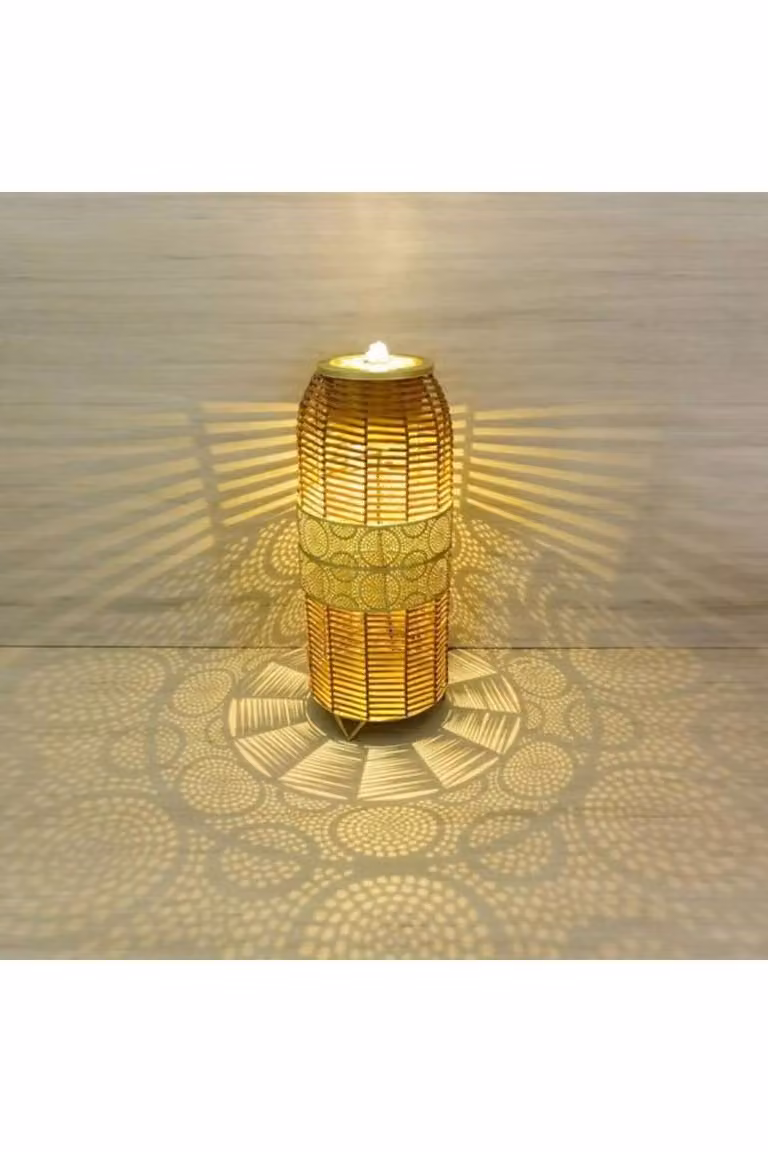 KDMD Brown Stone Cascade Water Feature, Height: 65 cm