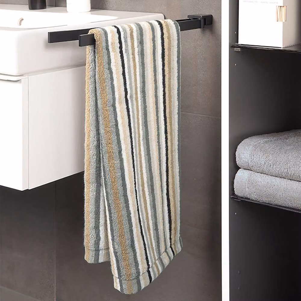 Cawo Life Style Stripes Cotton Terry Towel in Beige and Multicolour – 4
