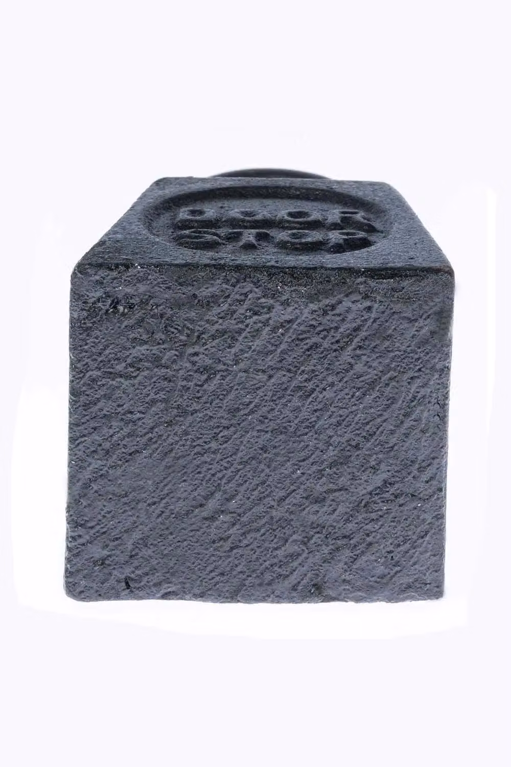 Homescapes Black Antique Cast Iron Style Plastic Door Stopper – 3