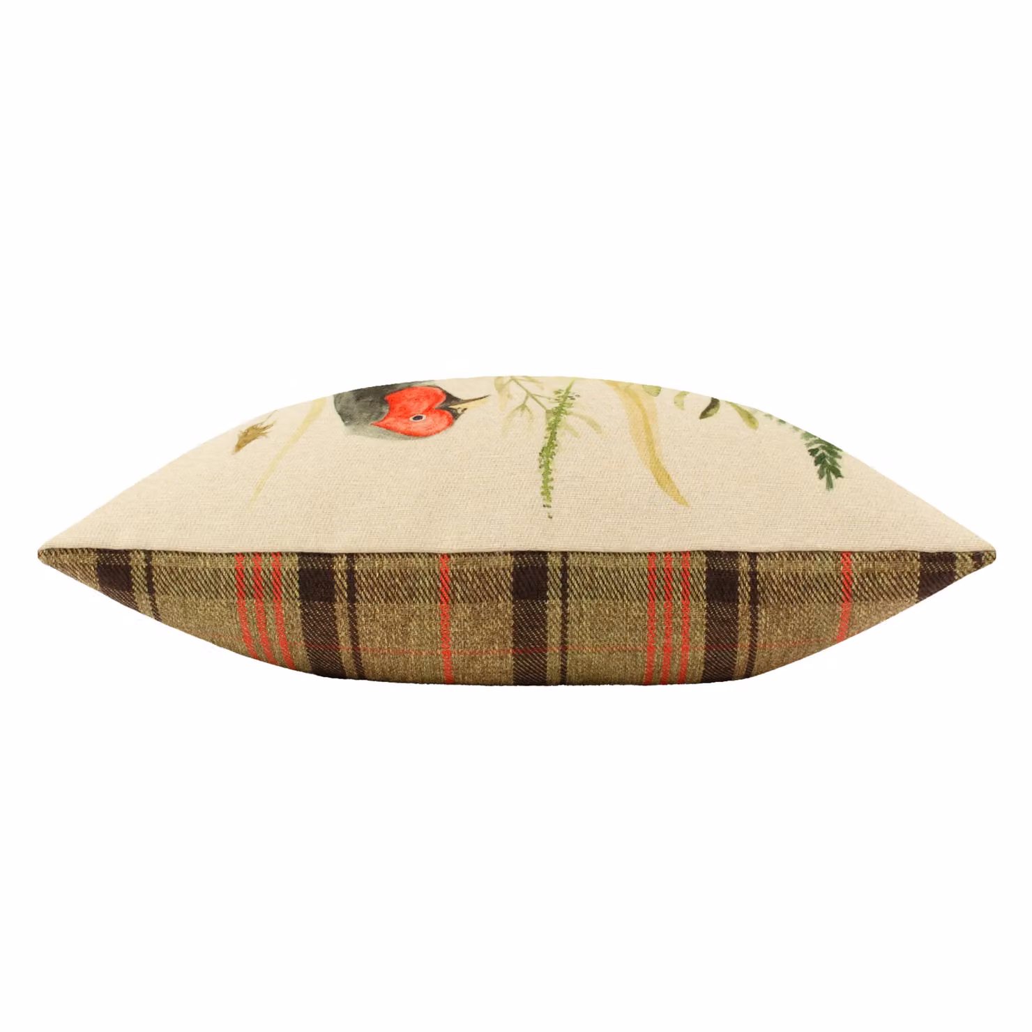 Evans Lichfield Bramble Pheasant Tartan Polyester Filled Cushion, Multicolour, W/D/H: 43 x 43 x 43 cm – 2