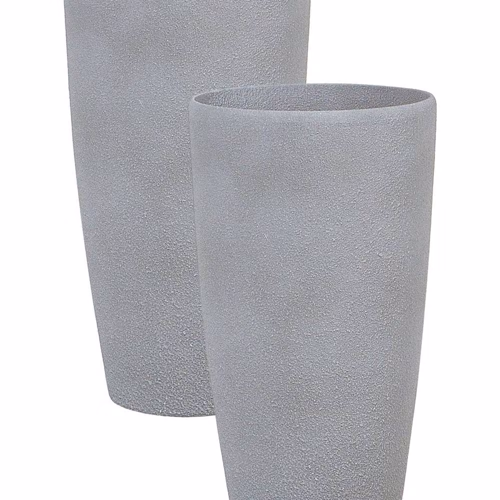 Wyld and Coco Tall Plant Pot Grey, Height: 58 cm, W/D: 31 x 31 cm – 2