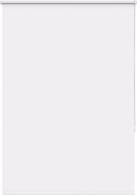 Berkfield Home White Blackout Roller Blind, Thermal Insulating Polyester, W: 105 cm, H: 175 cm