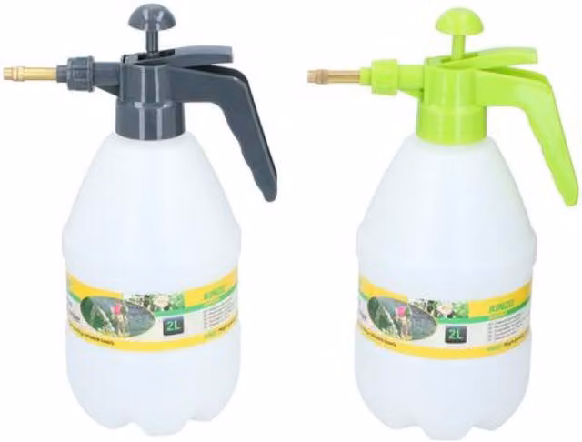 UMKY Manual Pressure Plant Sprayer 2L Garden Misting Spray Bottle, White