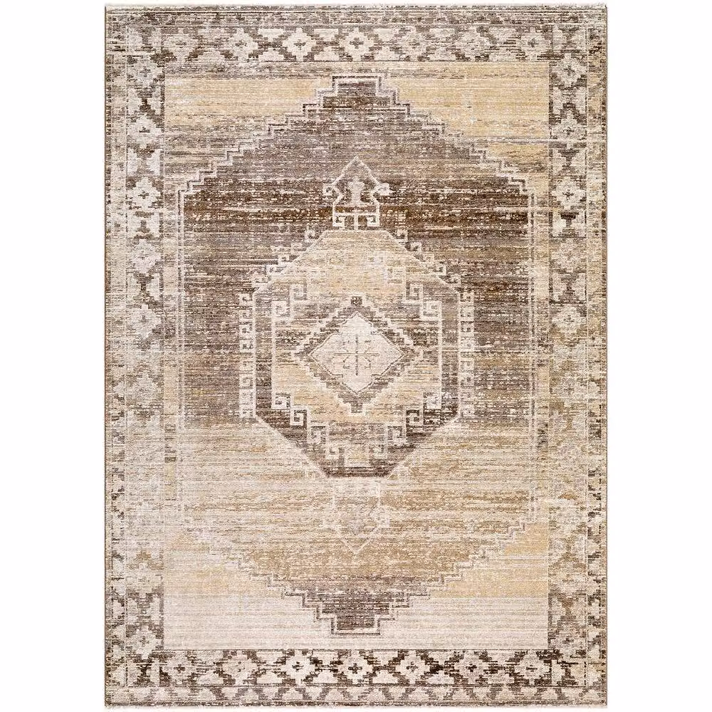 Livabliss Fifth Avenue Vintage Traditional Living Room Rug in Brown, Grey and Green, W: 200 cm, D: 275 cm – 2