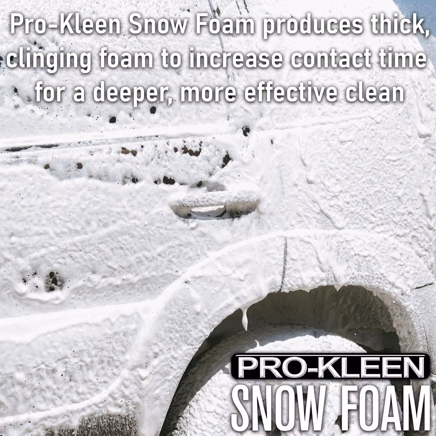 ProKleen Snow Foam Orange 5L with Karcher Compatible Lance and White Microfibre Cloth Mitt – 4