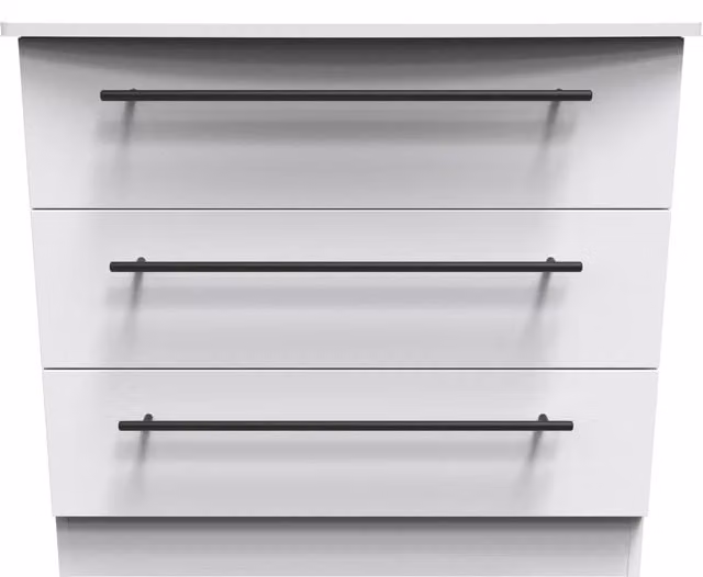 2 U Howard 3 Drawer Chest in White