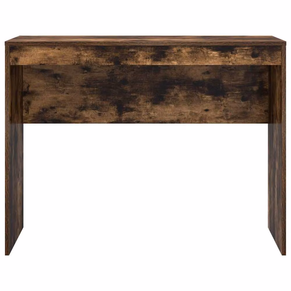 Berkfield Home Modern Writing Desk in Smoked Oak Brown, W/D/H: 100 x 40 x 76 cm – 4