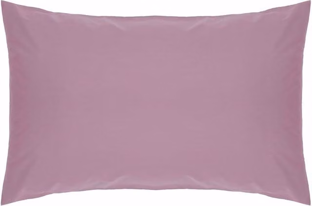 Belledorm Easy Care 200 Thread Count Cotton Polyester Percale Housewife Pillowcase in Pink