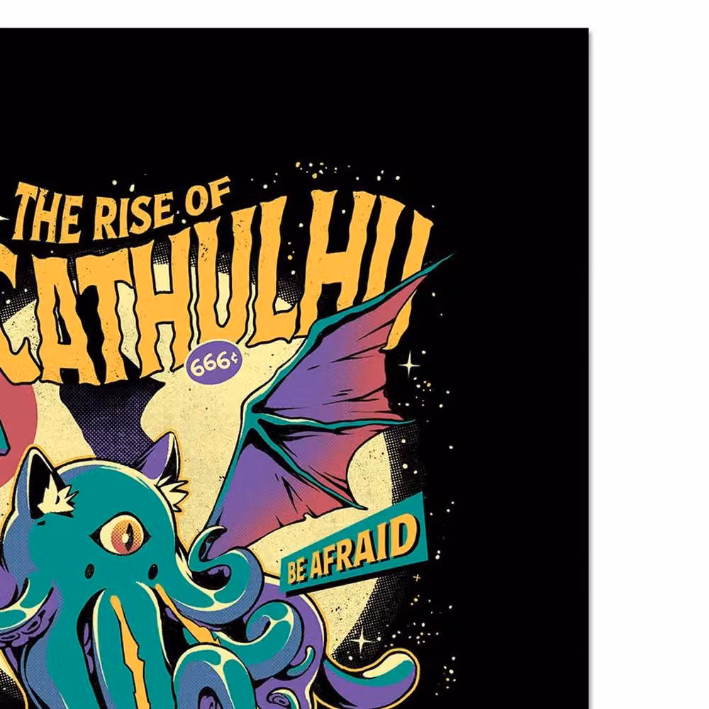 Ilustrata Rise Of The Cthulhu Multicolour Paper Print Illustration – 2