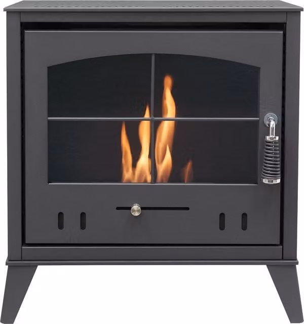 OKO S4 Bio Ethanol Stove in Charcoal Grey – 1