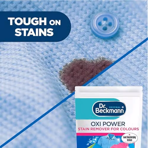 Dr. Beckmann Oxi Power Stain Remover for White and Multicolour Laundry, 400g – 4