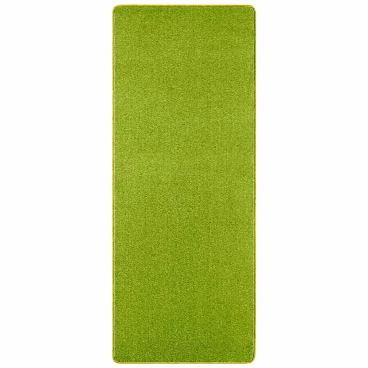 THE RUGS Plain Design Modern Square Rug in Green, W/D/H: 200 x 200 x 0.85 cm – 2