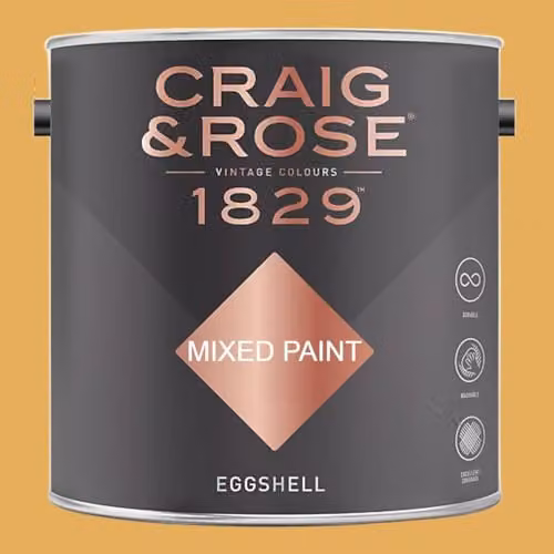 Craig & Rose 1829 Paint Stop Eggshell Paint in Jarosite, 2.5 l