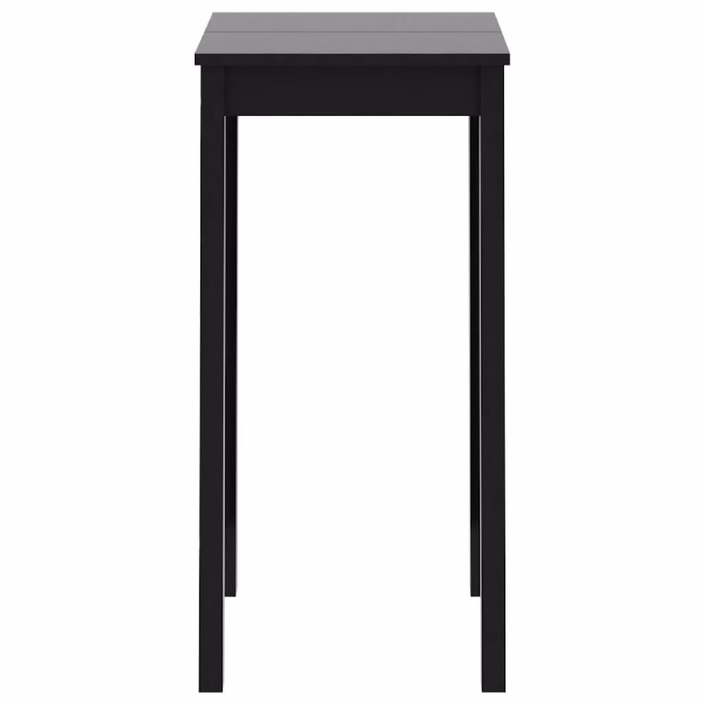 Berkfield Home Modern Black MDF Bar Table, W/D/H: 55 x 55 x 107 cm – 3