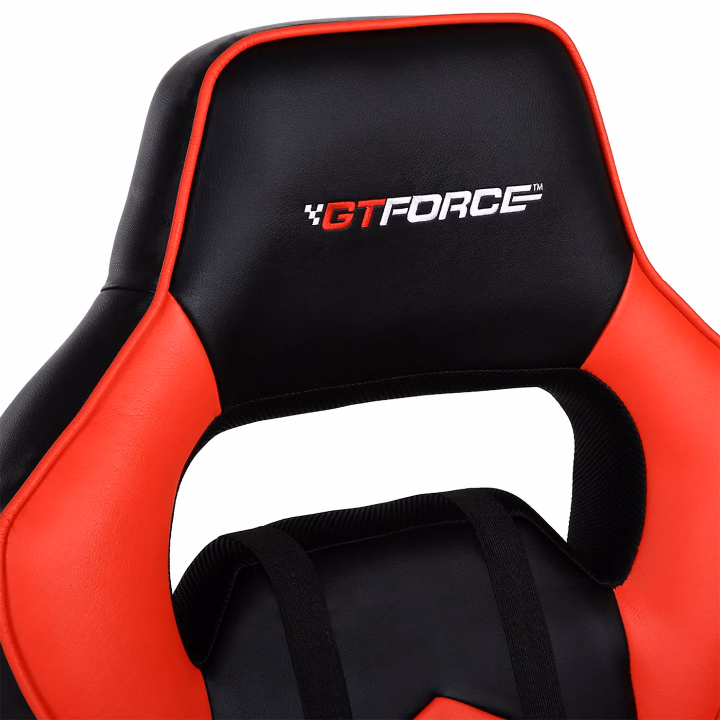 GTForce Turbo Red Faux Leather Reclining Sports Racing Gaming Chair – 4