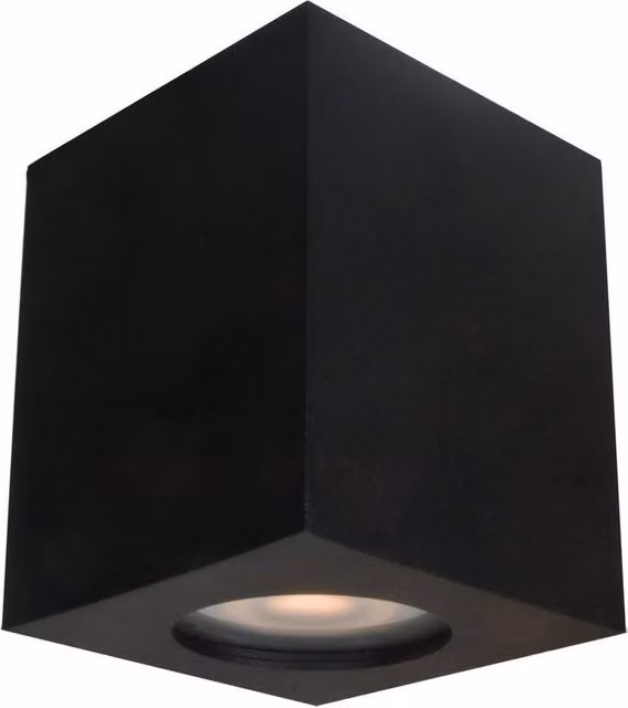 Netlighting Modern Black Surface Mounted Cube Downlight, GU10, IP44 – 2