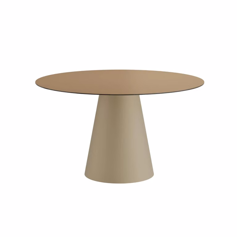 Dome Deco YARA Round Dining Table in Beige
