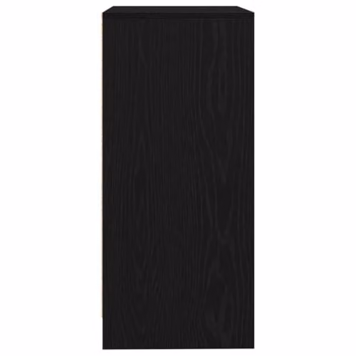 vidaXL Modern Black Sideboard in Engineered Wood, W: 57 cm, D: 34 cm, H: 76 cm – 6