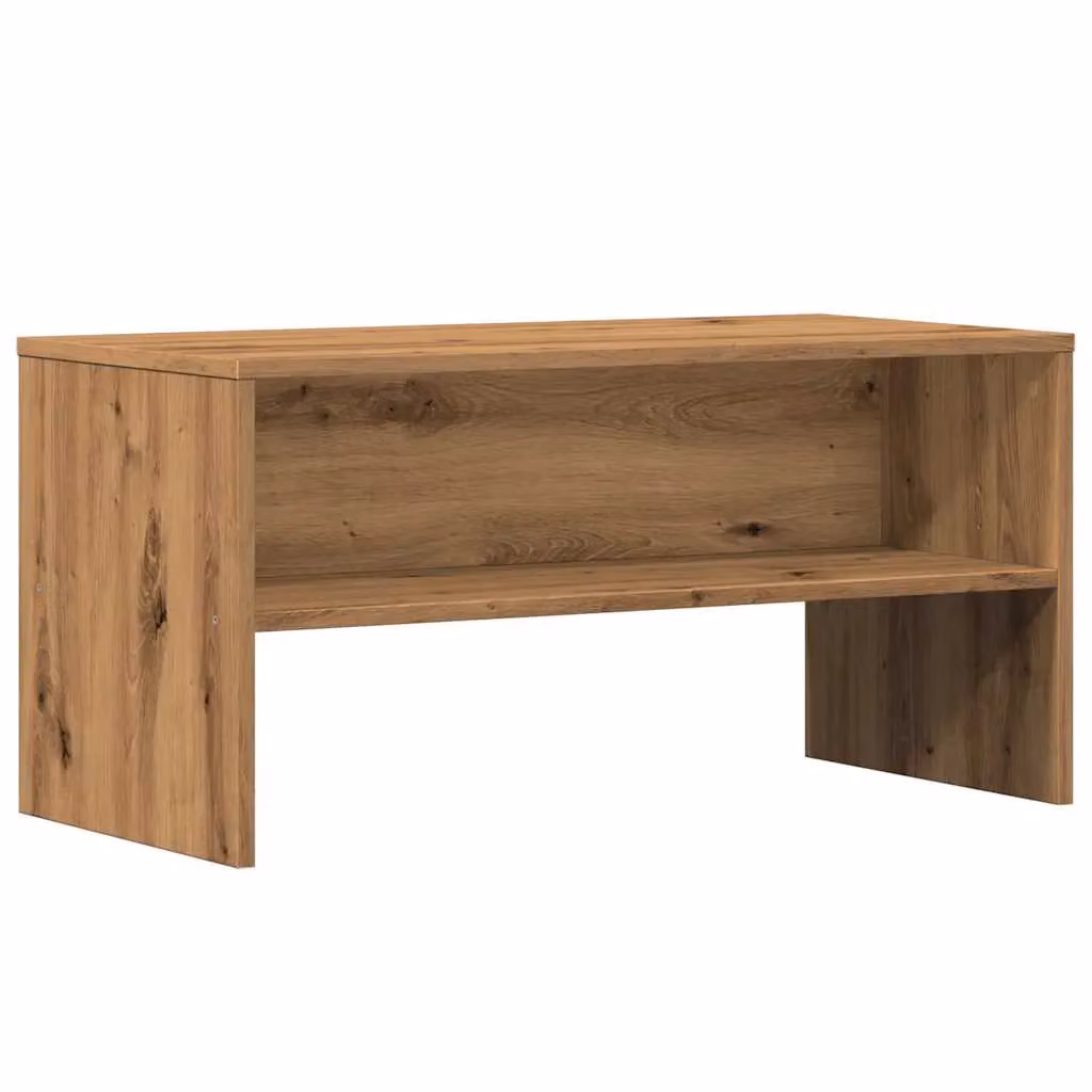 Berkfield Home Artisan Oak TV Cabinet in Brown, W/D/H: 80 x 40 x 40 cm – 2