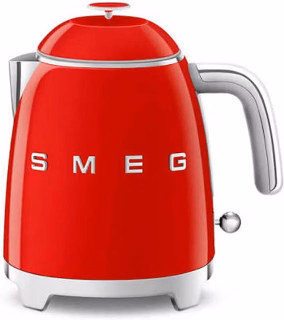 Smeg KLF05 Retro 50s Style Small Mini Kettle, 0.8l, Red – 1