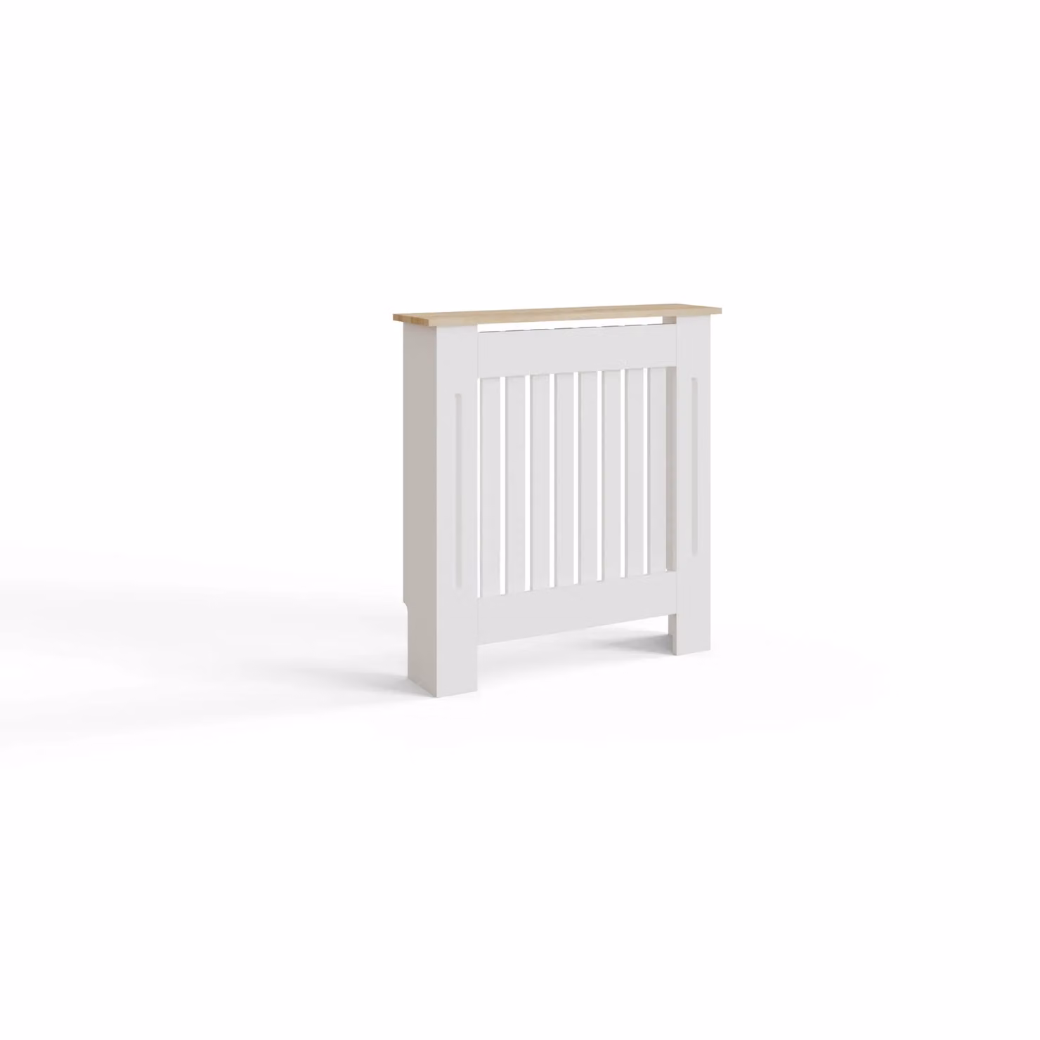 GFW Longslow Radiator Cover in Matt White W/D/H: 81.8 x 17.3 x 17.3 cm – 2