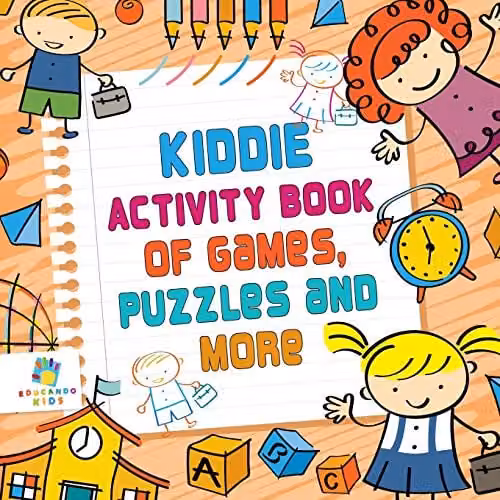 Educando Kids Kiddie Activity Book of Games, Puzzles and More, Multicolour