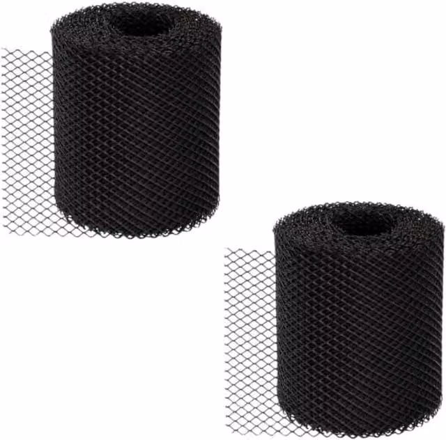 Marco Paul Black PVC Gutter Guard Mesh, 2 Pack