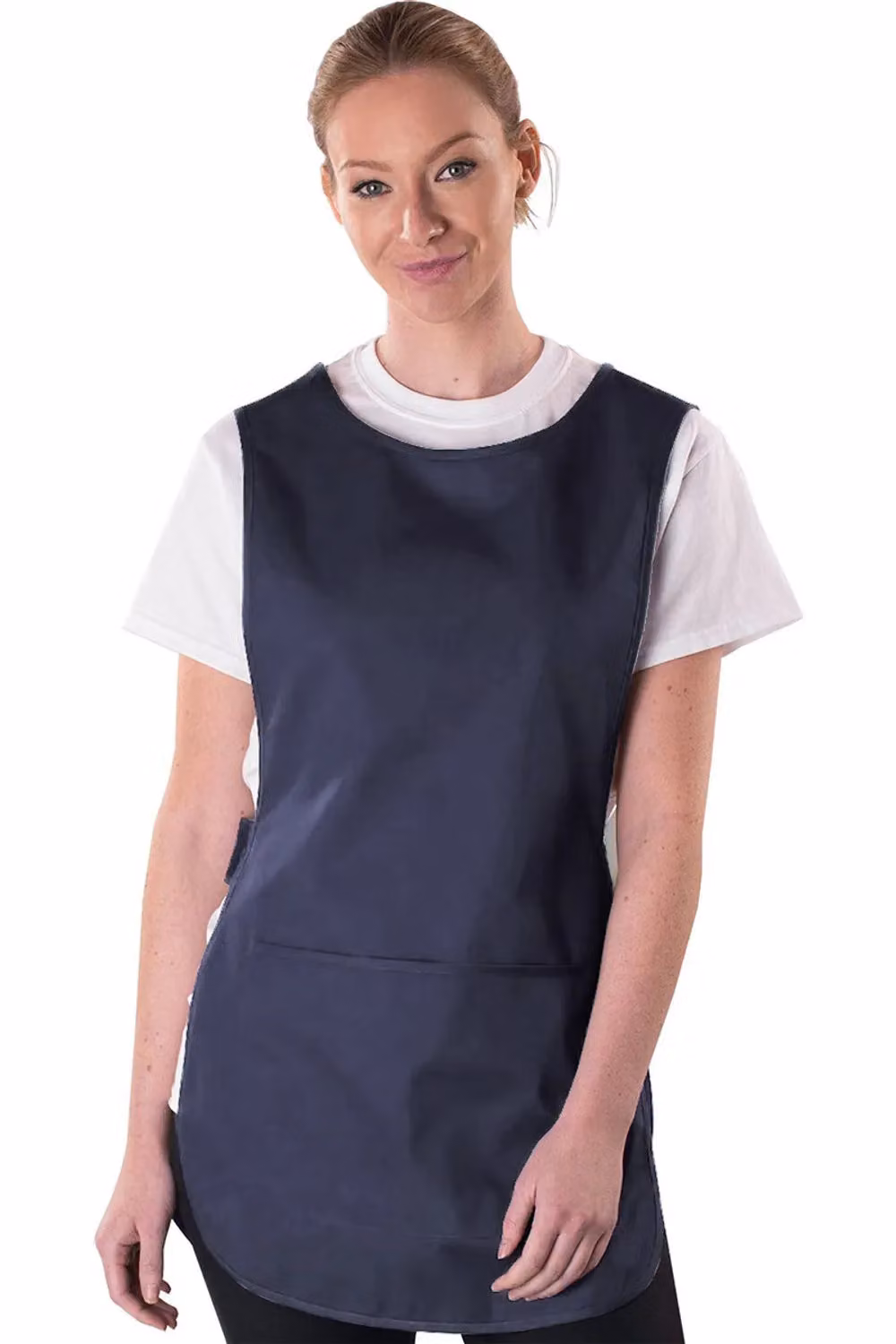 Dennys Women's Workwear Tabard Pack of 2 in Navy Blue, Size: Small – 2
