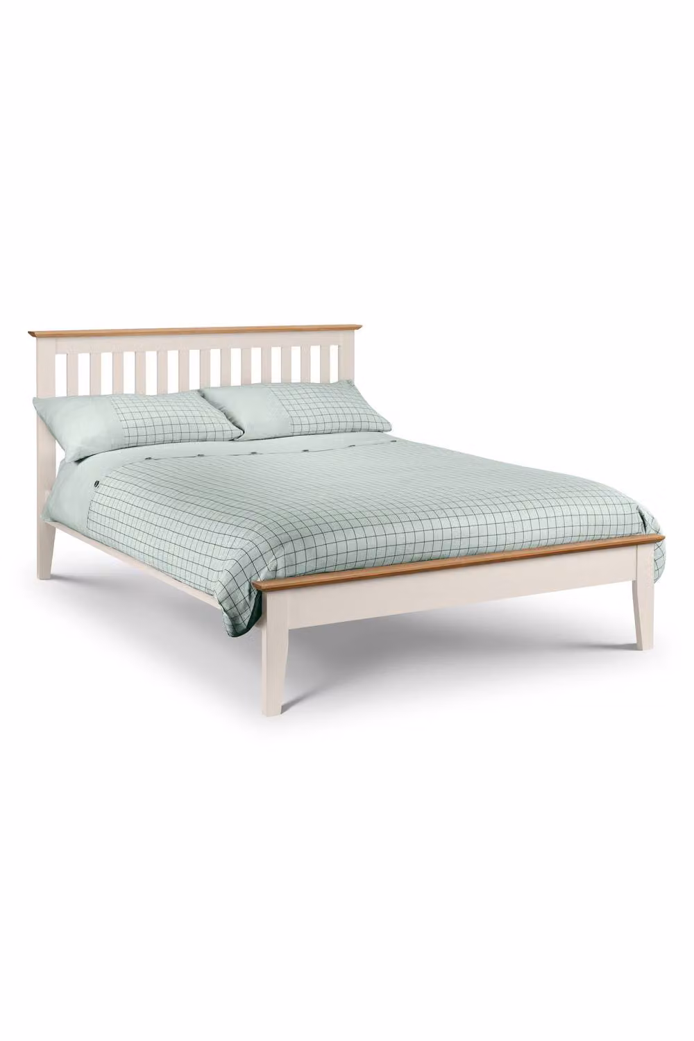 Julian Bowen Salerno Solid Oak Bed Frame in Oak, W/D/H: 104.5 x 90 x 200 cm – 3