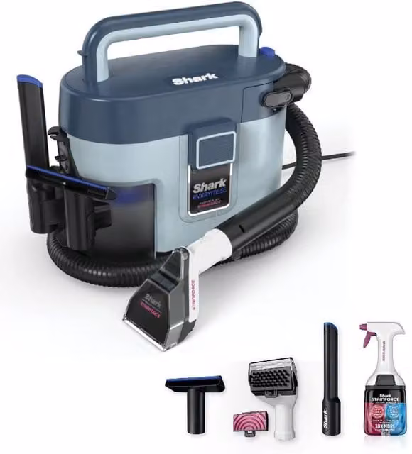 Shark EveryMess Portable 3 in 1 Stain Eliminator Wet and Dry Vac VX110UK, Blue – 1