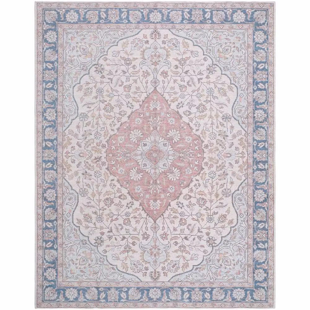 Livabliss Patrica Rodi Avra Pink Rectangular Machine Woven Rug W: 60 cm, D: 90 cm – 2