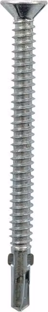 JCP Fixings Woodfix Self-Drilling Screws, Grey, 100 Pack