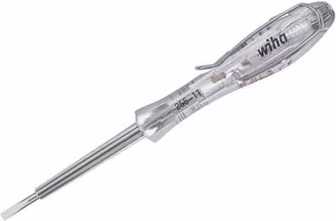Wiha 255-11L Voltage Tester 110-250V in Transparent