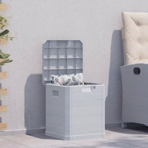 vidaXL Garden Storage Box in Grey – 2