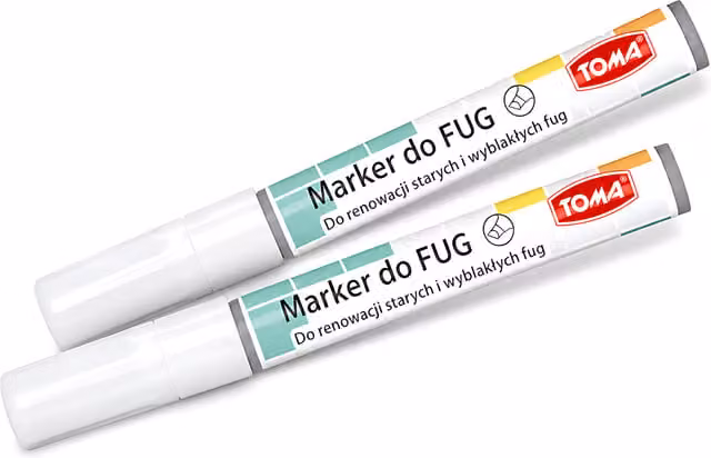Sola Grout Marker Pens for Tile Joints in Grey and White, 2 Pack