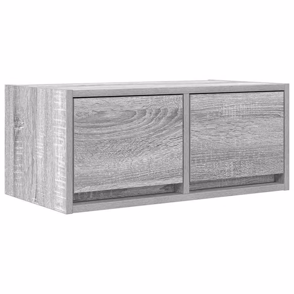 Berkfield Home TV Cabinet in Grey Sonoma, W/D/H: 60 x 31 x 25.5 cm – 2