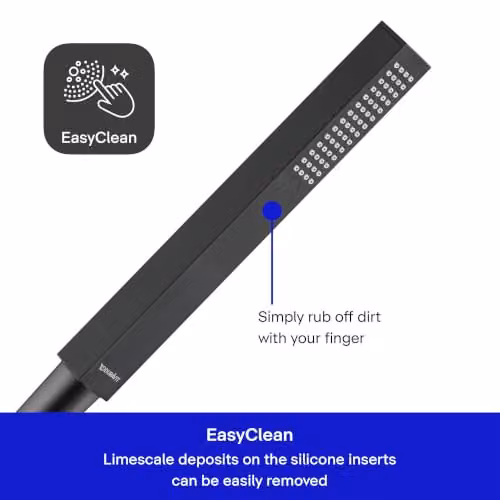 Duravit Universal Rain Shower Head with Anti-Limescale Function, Matt Black – 2