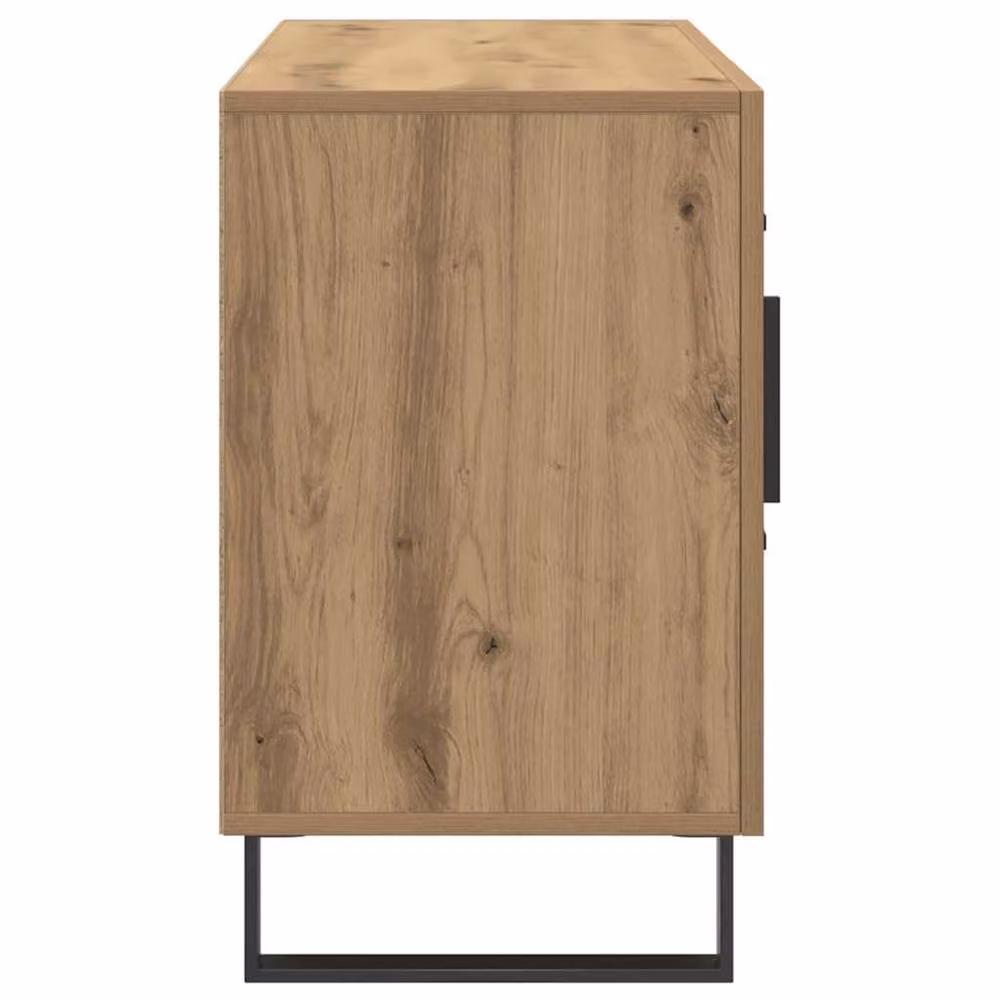Berkfield Home Artisan Oak Sideboard in Brown, W/D/H: 100 x 36 x 60 cm – 3