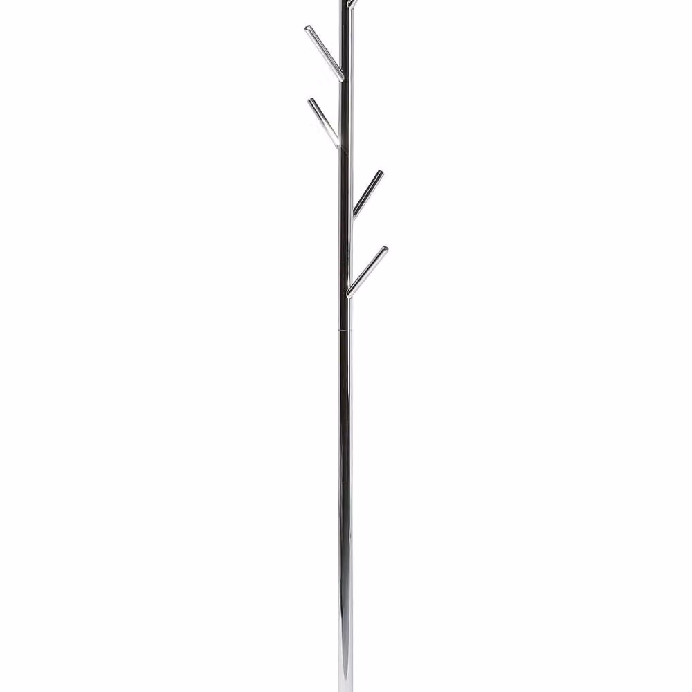 Wyld and Coco Silver Stainless Steel Coat Stand with 5 Hooks – 2