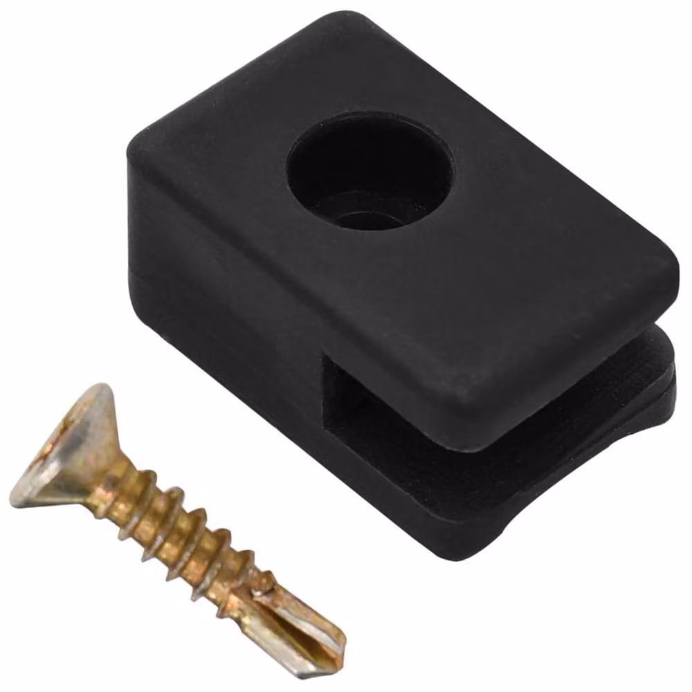 Berkfield Home Garden Fence Wire Holder with Screws, 100 Sets, Anthracite – 3