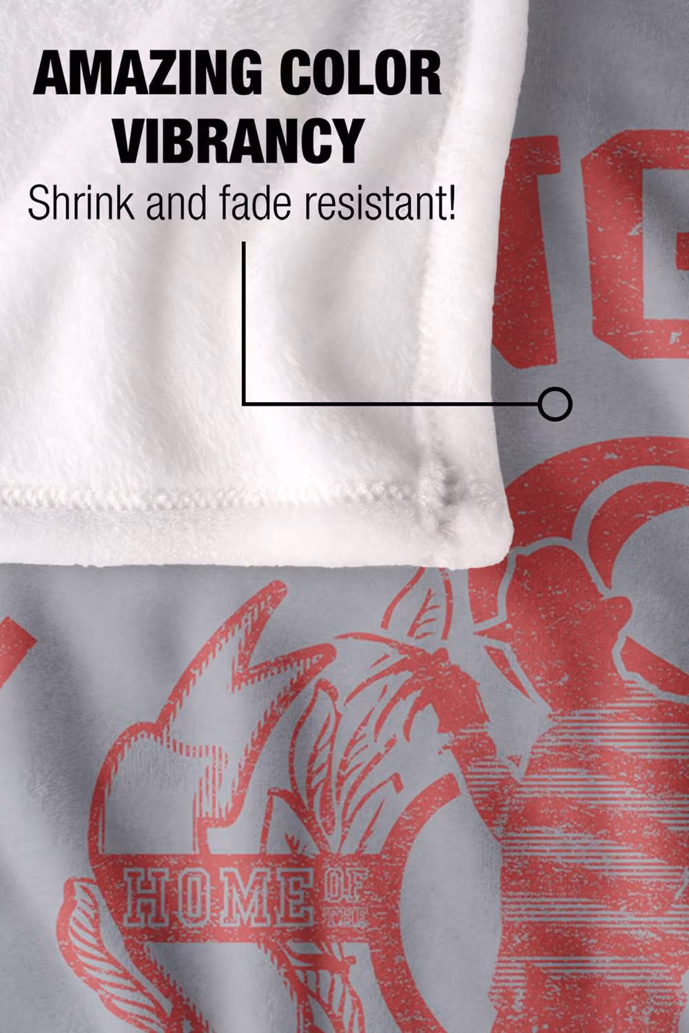 Warner Bros. Nightmare On Elm Street Springwood High Super Soft Silky Touch Throw Blanket, Extra Large, Grey Multicolour – 4