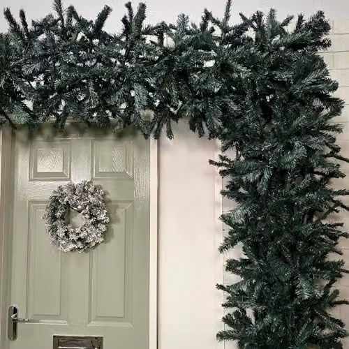 Samuel ALEXANDER 8ft (2.4m) Green Artificial Christmas Tree Arch for Indoor and Outdoor Use – 3