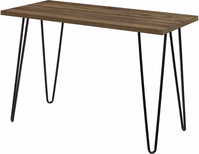 Dorel Home Owen Mid-Century Retro Writing Desk in Walnut